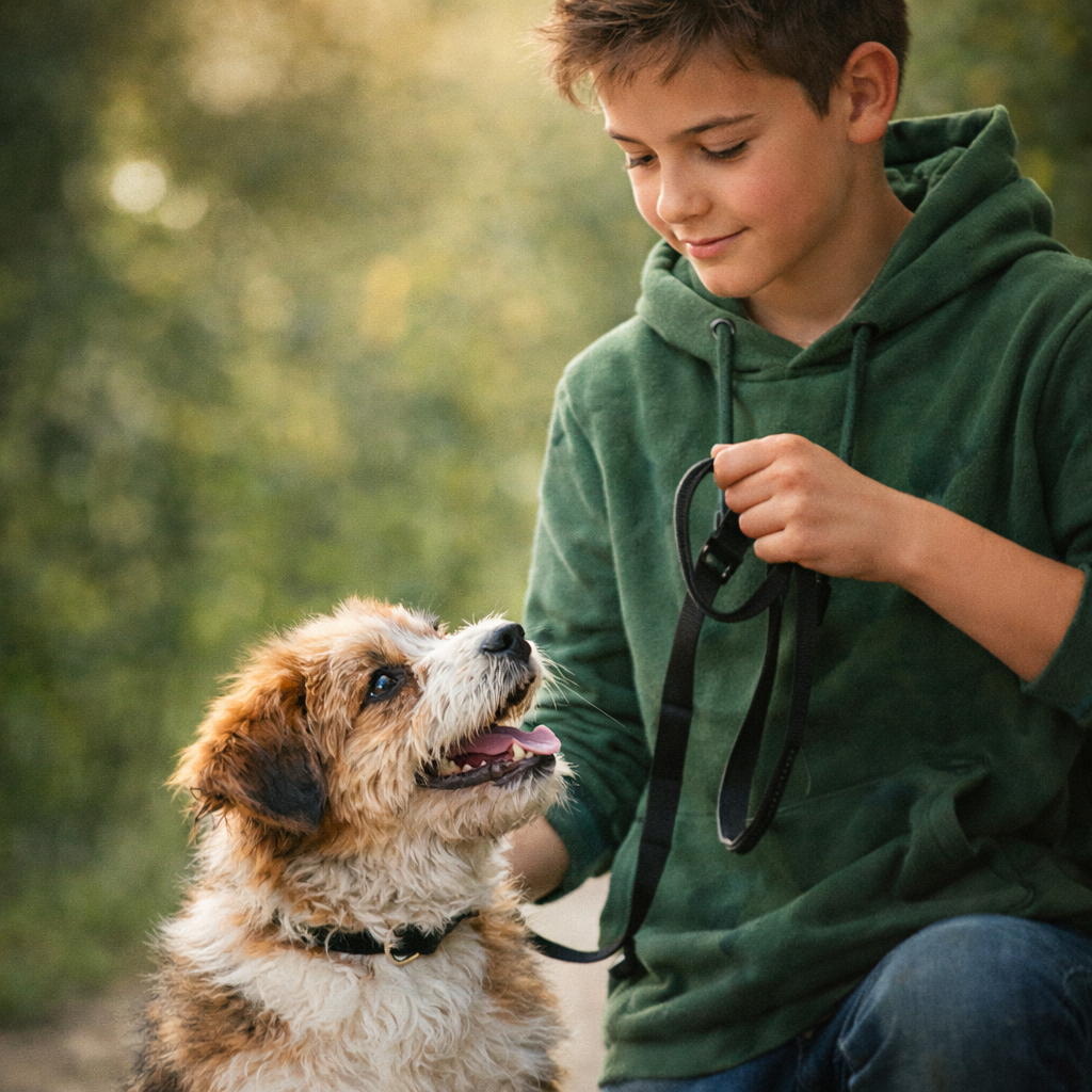 Kaj pes nauči otroka?